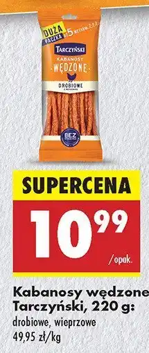 Biedronka Kabanosy wędzone Tarczyński oferta