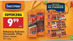 Biedronka Kabanosy Exclusive Go! Tarczyński drobiowe wieprzowe oferta