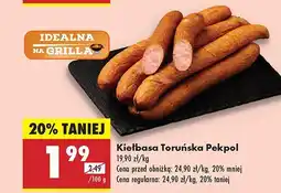 Biedronka Kiełbasa Toruńska Pekpol oferta