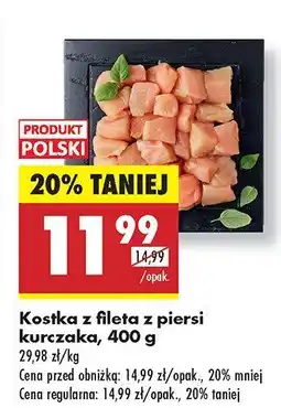 Biedronka Kostka z fileta z piersi kurczaka Biedronka oferta