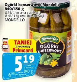 Prim Market Ogórki konserwowe Mondello oferta