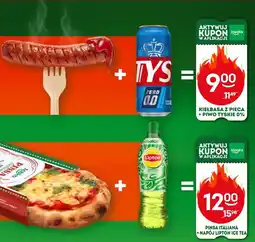 Żabka Pizza Pinsa Italiana + napój Lipton Ice Tea oferta