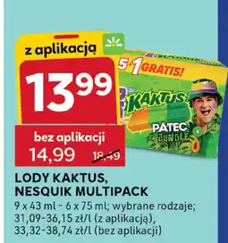 Stokrotka Lody Kaktus, Nesquik Multipack Stokrotka oferta