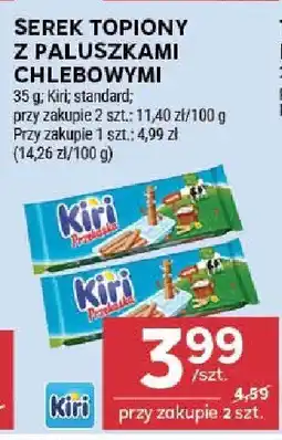 Stokrotka Serek topiony z paluszkami chlebowymi Kiri oferta