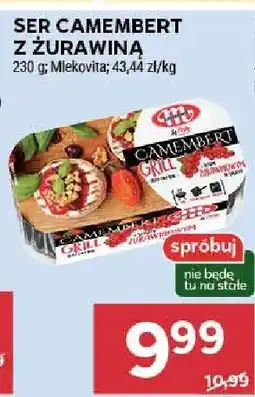 Stokrotka Ser Camembert z żurawiną Mlekpol oferta
