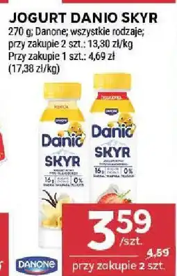 Stokrotka Jogurt Danio Skyr wszystkie rodzaje Danone oferta
