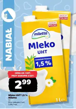 Netto Mleko Miletto oferta