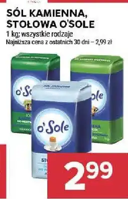 Stokrotka Sól kamienna O'Sole oferta