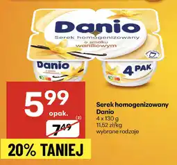 Delikatesy Centrum Serek homogenizowany Danio waniliowy oferta