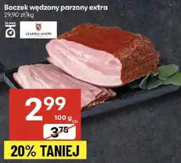 Delikatesy Centrum Boczek wędzony parzony extra Starodawne oferta
