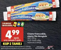 Delikatesy Centrum Ciasto francuskie Henglein oferta