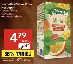 Delikatesy Centrum Herbata Herbapol Zielnik Polski Mięta z pomarańczą i mango oferta
