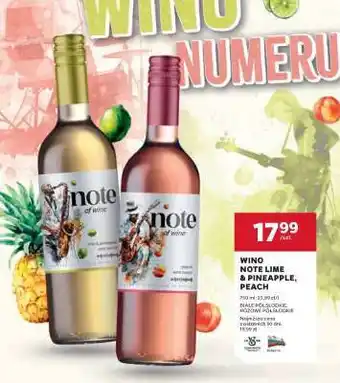 Stokrotka Market Wino Note Lime & Pineapple, Peach oferta