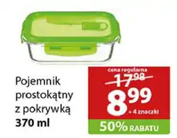 Stokrotka Market Pojemnik prostokątny z pokrywką 370 ml oferta