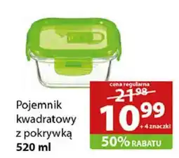 Stokrotka Market Pojemnik kwadratowy z pokrywką 520 ml oferta