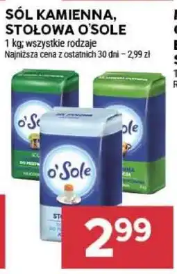 Stokrotka Market Sól kamienna, stołowa O'Sole oferta