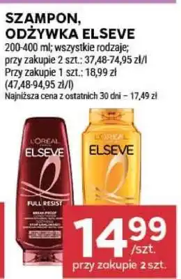 Stokrotka Market Szampon, Odżywka Elseve oferta