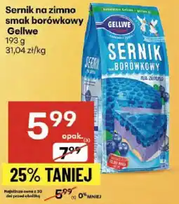 Delikatesy Centrum Sernik Gellwe na zimno smak borówkowy oferta