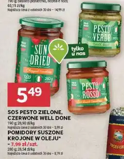 Stokrotka Market Sos Pesto Zielone, Czerwone Well Done oferta