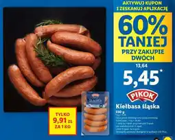 Lidl Kiełbasa śląska oferta