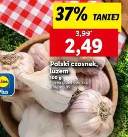 Lidl Polski czosnek, luzem oferta