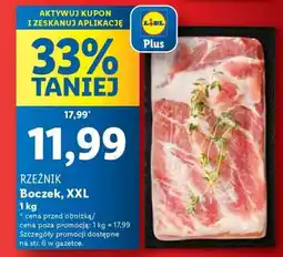 Lidl RZEŹNIK Boczek, XXL oferta
