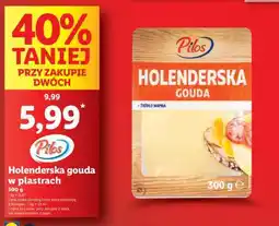 Lidl Holenderska gouda w plastrach oferta