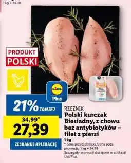 Lidl Polski kurczak Biesiadny - filet z piersi oferta