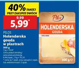 Lidl PILOS Holenderska gouda w plastrach oferta