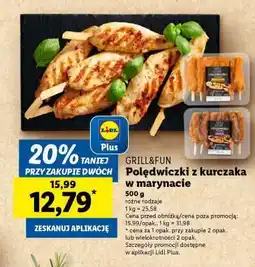 Lidl GRILL&FUN Polędwiczki z kurczaka w marynacie oferta