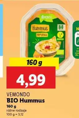 Lidl VEMONDO BIO Hummus oferta