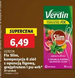 Lidl Verdin Fix Slim oferta
