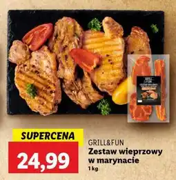 Lidl GRILL&FUN Zestaw wieprzowy w marynacie oferta
