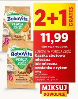 Lidl BOBOVITA PORCJA ZBÓ oferta
