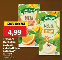 Lidl Herbapol Herbatka ziołowa z dodatkiem owoców oferta