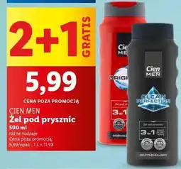 Lidl CIEN MEN Żel pod prysznic oferta
