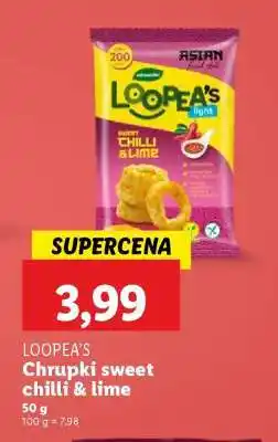 Lidl LOOPEA'S Chrupki sweet chilli & lime oferta
