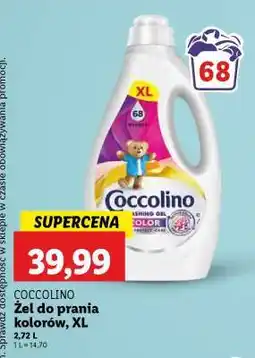 Lidl COCCOLINO Żel do prania kolorów, XL oferta