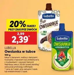 Lidl Lubella Owsianka w tubce oferta