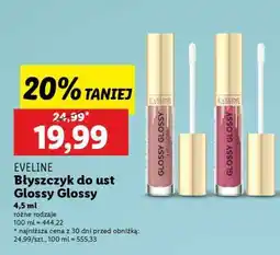 Lidl EVELINE Błyszczyk do ust Glossy Glossy oferta