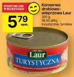 Delikatesy Centrum Konserwa drobiowo-wieprzowa turystyczna Laur oferta