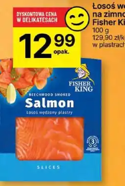 Delikatesy Centrum Łosoś wędzony na zimno Fisher King oferta
