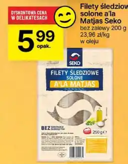 Delikatesy Centrum Filety śledziowe solone a'la Matjas Seko oferta