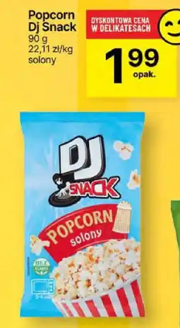 Delikatesy Centrum Popcorn solony Dj Snack oferta
