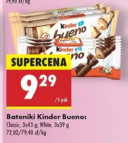 Biedronka Batoniki Kinder Bueno Classic Ferrero oferta