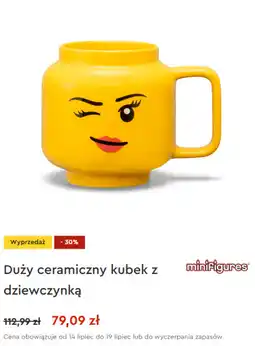 Lego LEGO Duży ceramiczny kubek z dziewczynką oferta