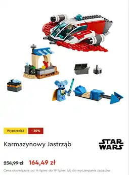 Lego LEGO STAR WARS Karmazynowy Jastrząb oferta