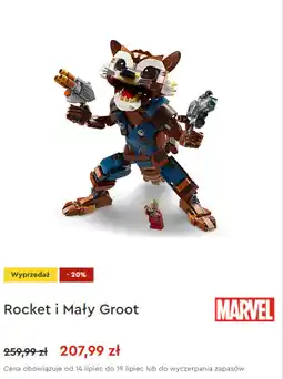 Lego LEGO MARVEL Rocket i Mały Groom oferta