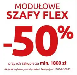 Black Red White LP-Modułowe szafy Flex -50% 17.07-03.08.2025 oferta