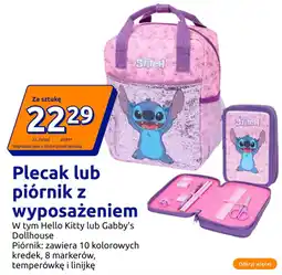 Action Plecak lub piórnik z wyposażeninem oferta